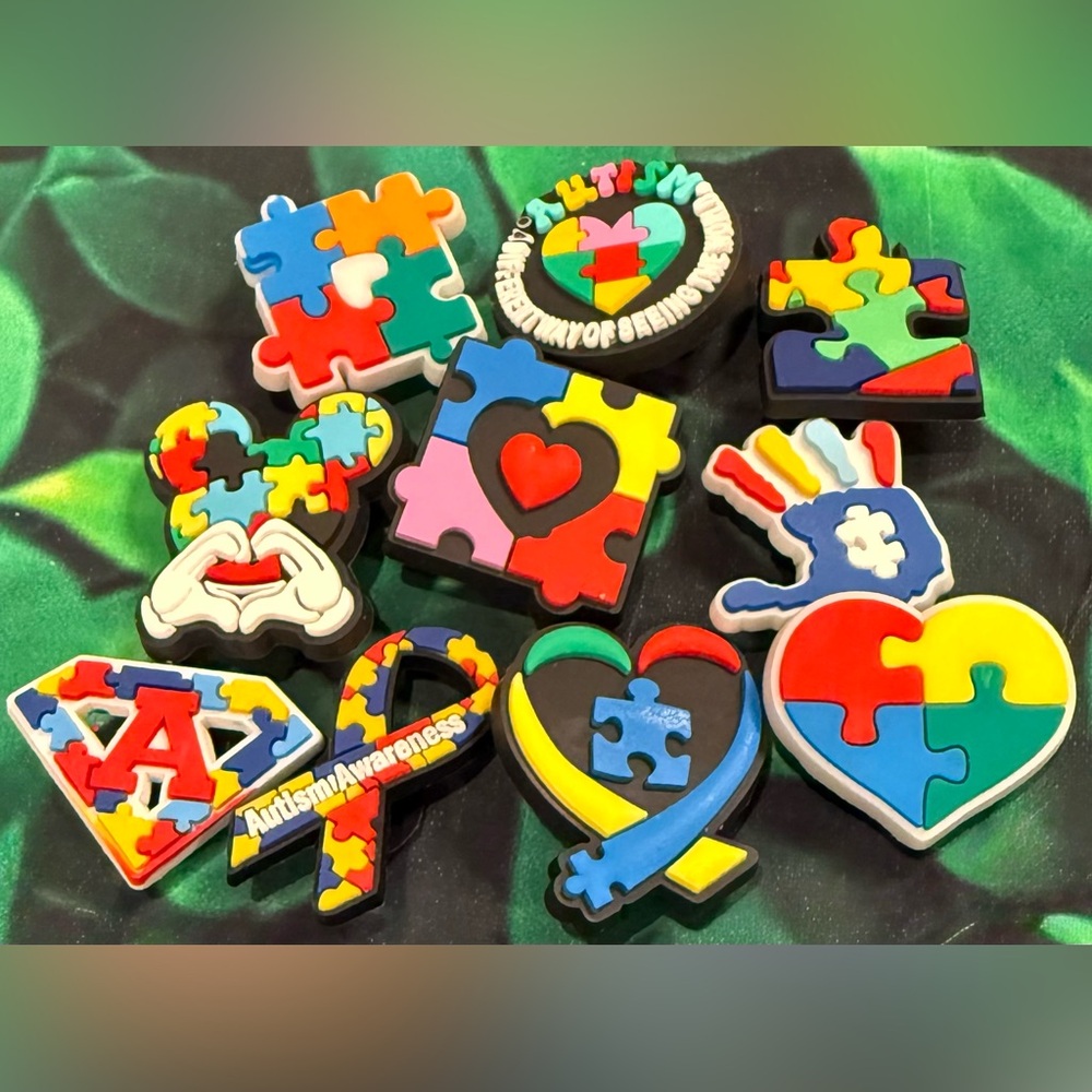 10 Autism Croc Charms Jibbit Shoe Charms Disney Croc Charms
